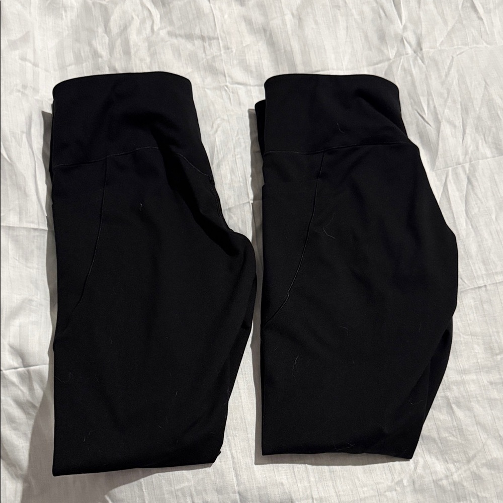 2 Pairs of Black Leggings
